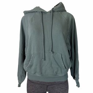 Madewell Women's Drawstring Pullover Hoodie Sage Green sweatshirt Size xxs